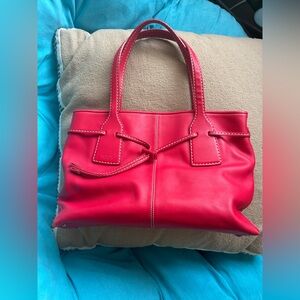Tod’s Red Leather Bag